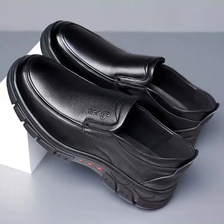 Orthopedic Surgeon Recommends Men's Leather Comfort Loafers - Arch Support Improves Foot Health & Reduces Pain