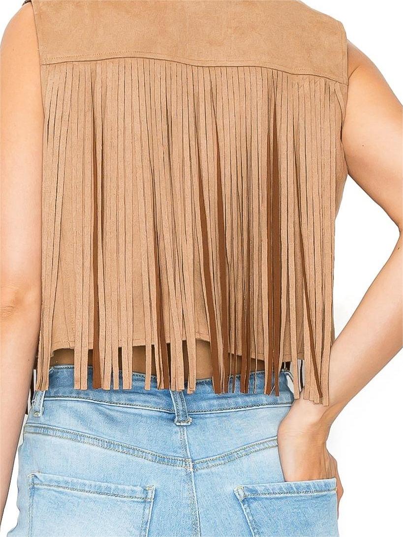 Old West Fringe Vest