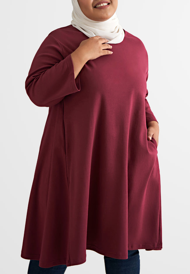 Crew Neck Comfortable Dress