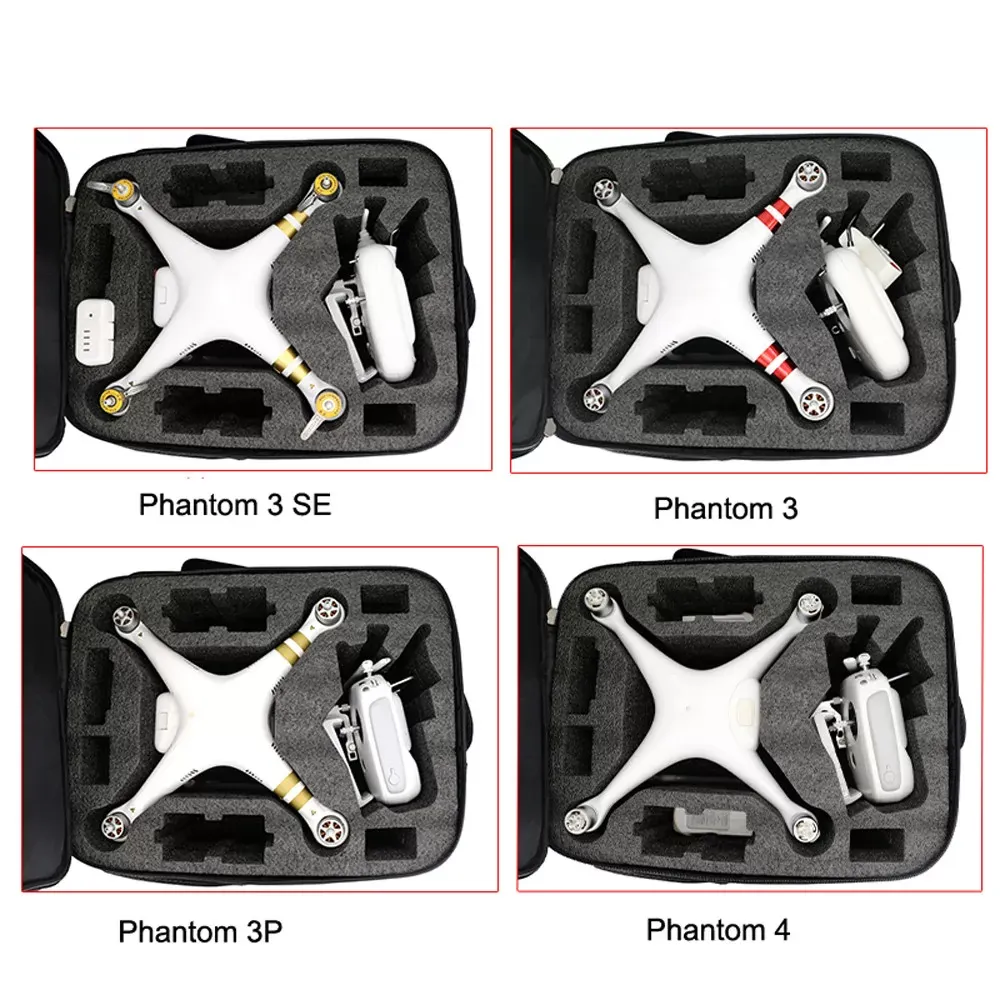 Drones Bag For Dji Spark Carrying Shoulder Case Backpack Bag For DJI Phantom 3S 3A 3SE 4A 4 4Pro