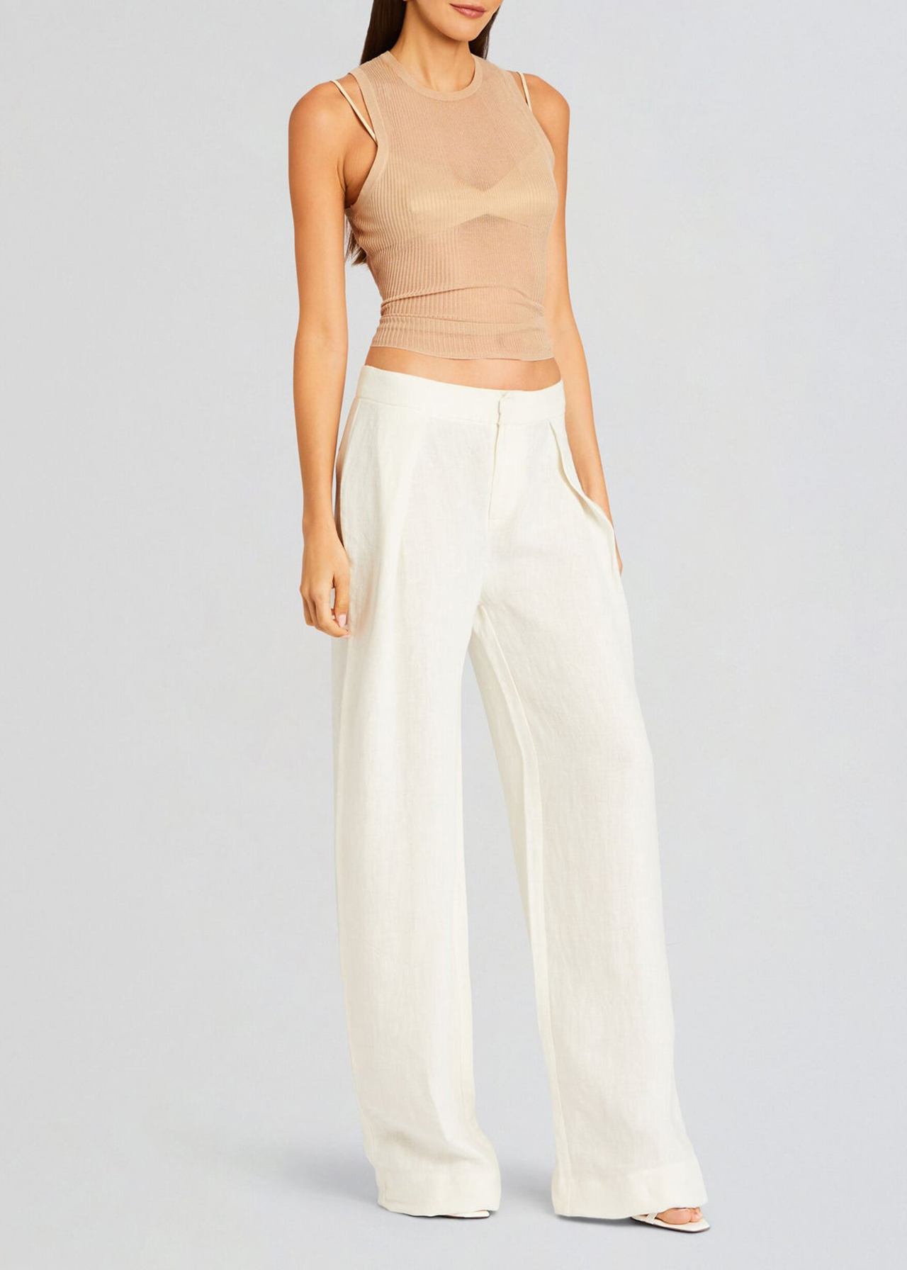 Myrtle Linen Pleated Pant