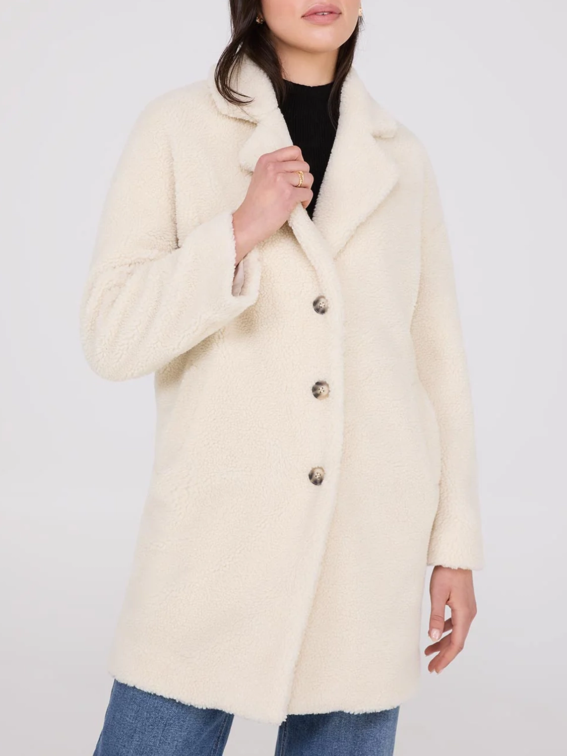 Long Sherpa Teddy Coat