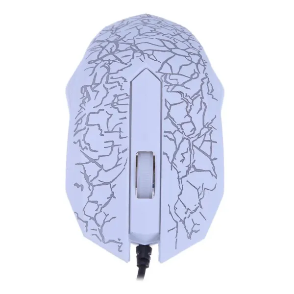 Colorful backlight USB 3-button home game office wired mouse, photoelectric 2400dpi, suitable for laptop and desktop