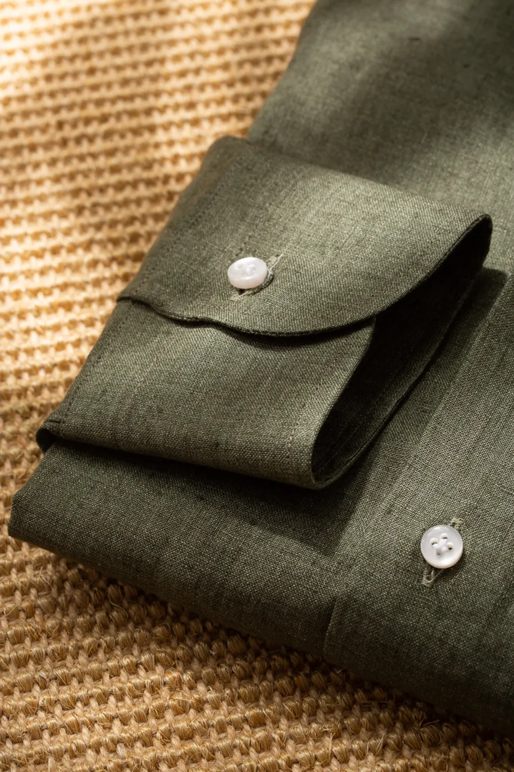 Green Linen Shirt