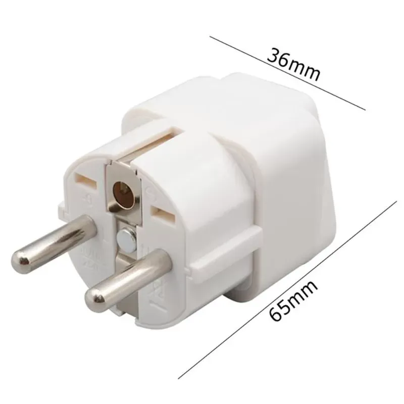 Universal EU to Chinese Plug Power Socket Adapter Travel Converter Plug for European Germany France Support Dropshipping