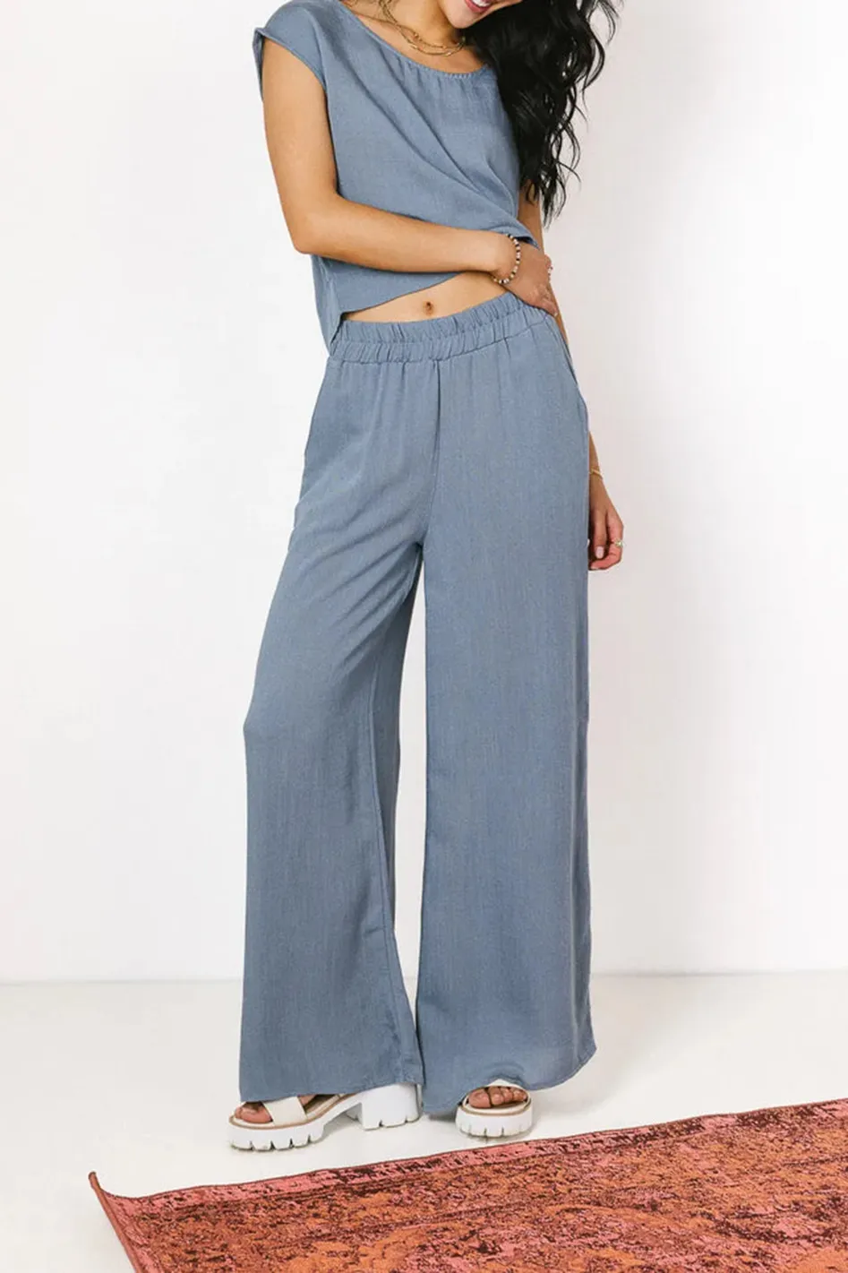 MAREN PANTS IN SLATE