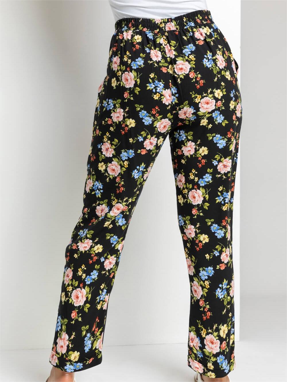 Multicolor printed trousers