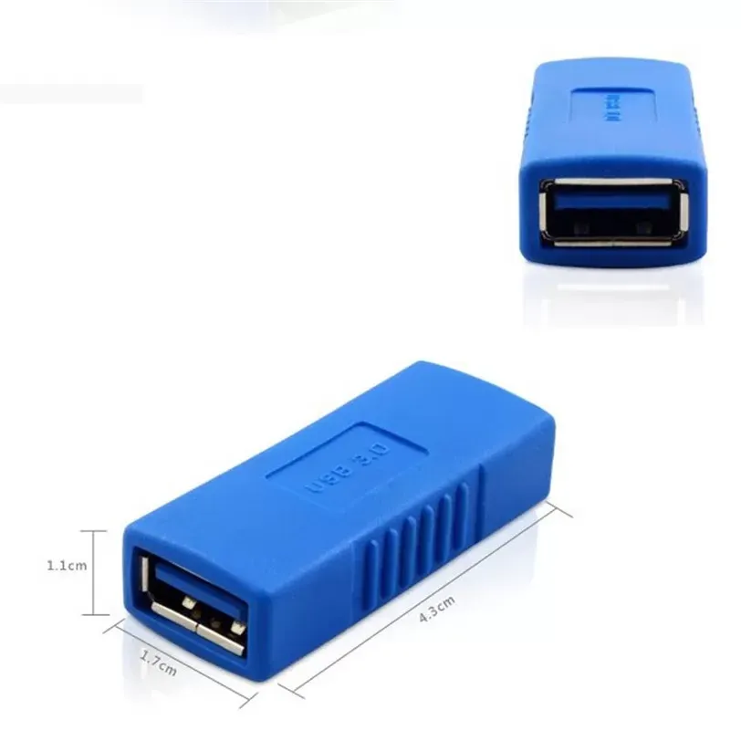 USB 3.0 Type A Female To Female Adapter Coupler Gender Changer Connector AF/AF