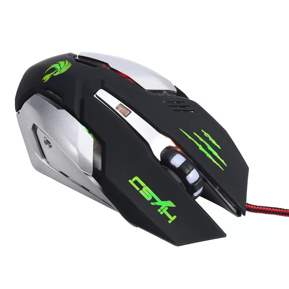 2.4G Adjustable 7 Buttons Optical USB Wired Gaming Game Mouse for Pc Gaming Office Entertainment Laptop Accessories