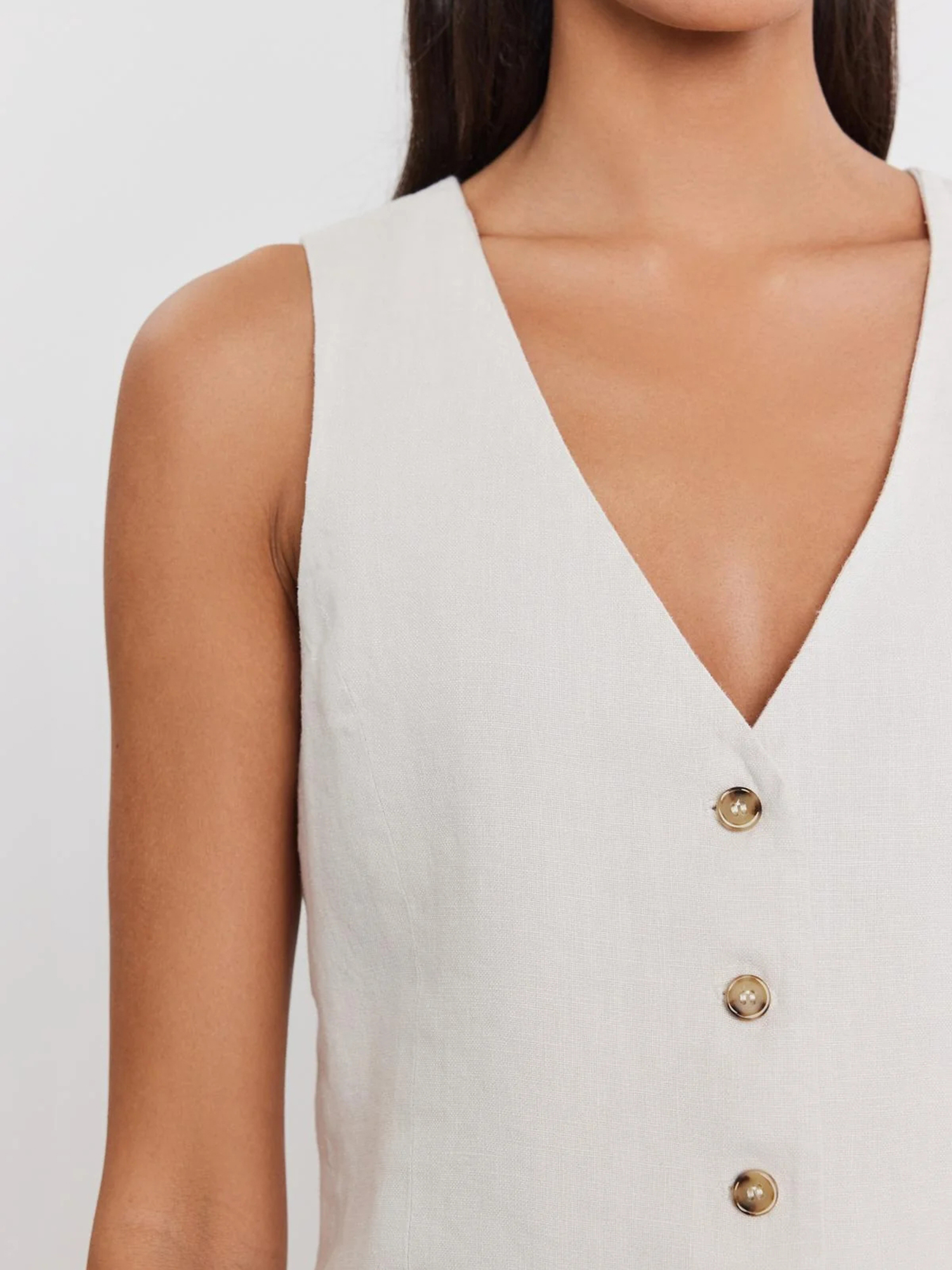 Mylie Heavy Linen Vest