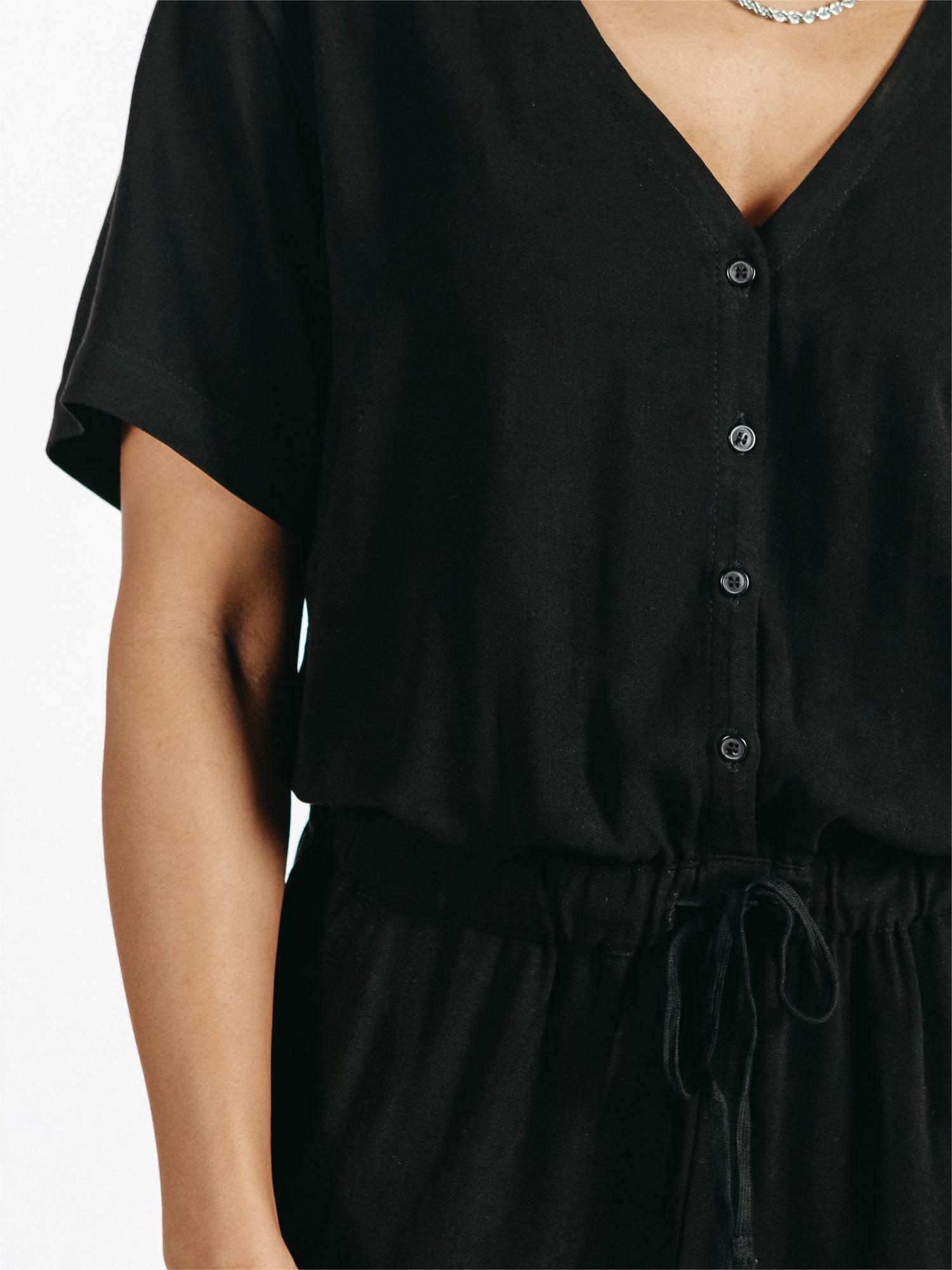 The Thea Black Jumpsuit