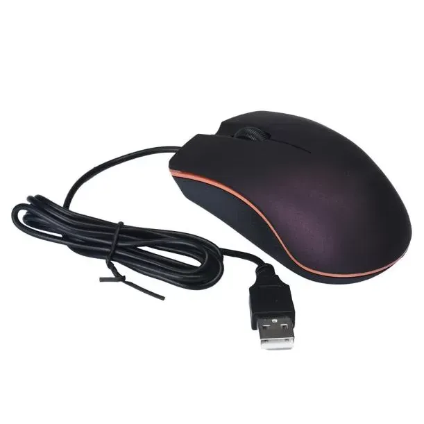 Optical USB LED Wired Game Mouse Mice Low noise Ergonomic Computer Silent PC Laptop Accessories PP