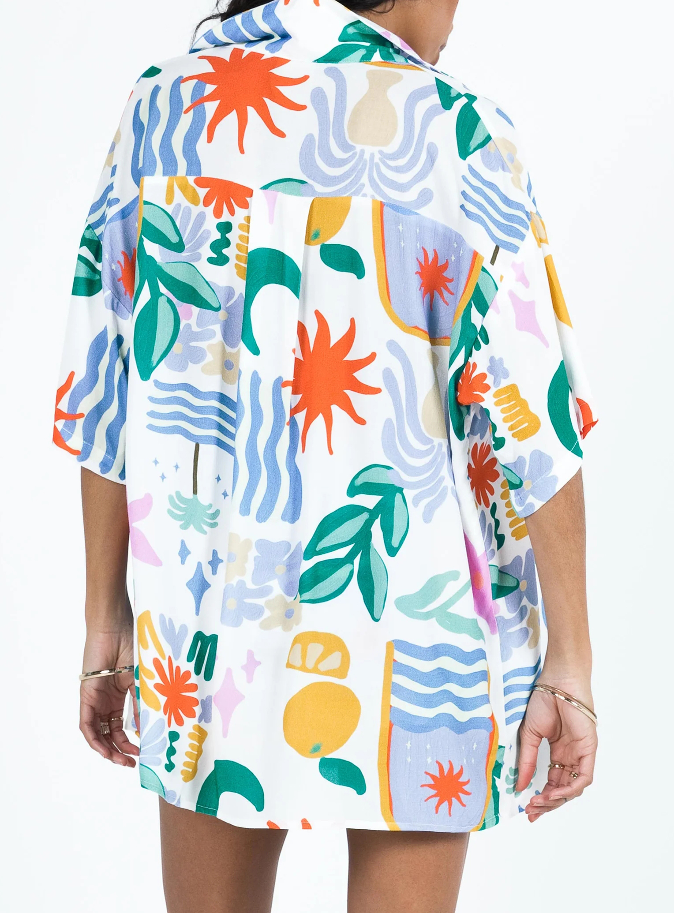 Caraliia Plants Print Shirt