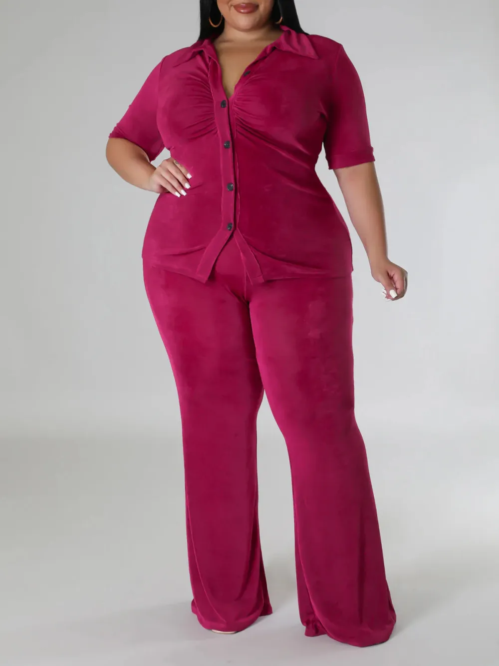 Women's Fashion Plus Size Yalin Pantsuit