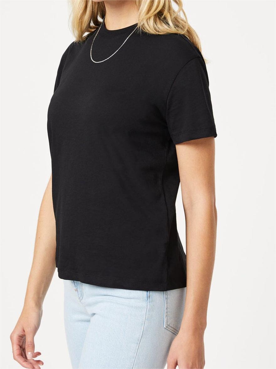 Crew Neck Black T-Shirt