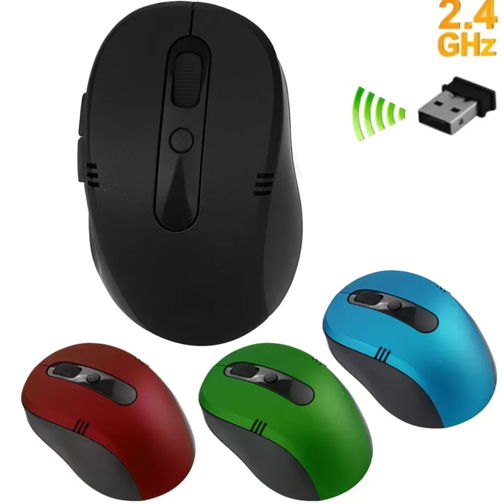 Wireless Mouse Cordless Optical Scroll 2.4GHZ Mouse Computer table Ergonomic Silent PC Laptop Accessories