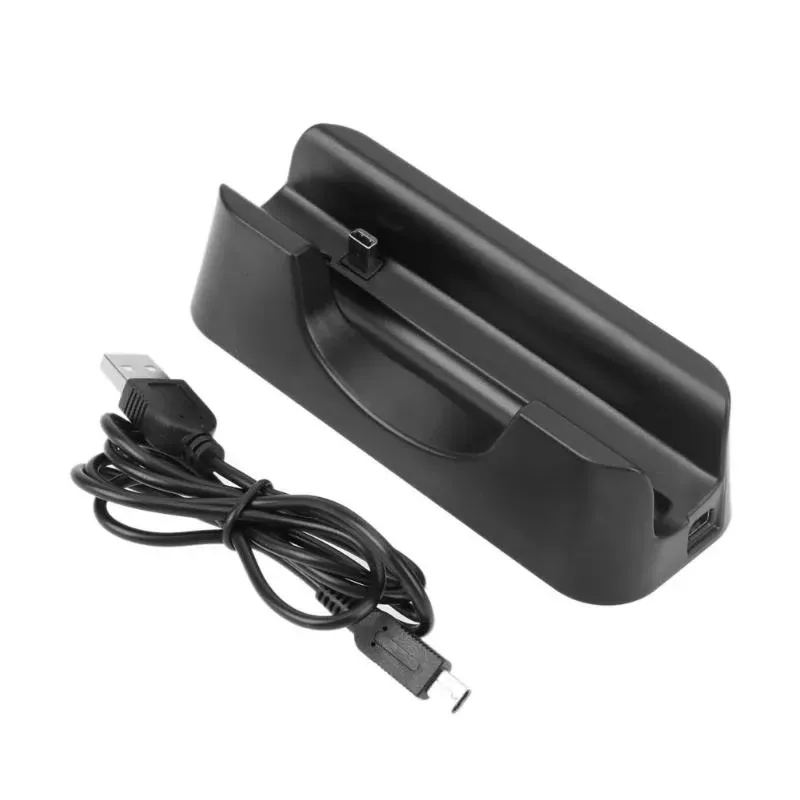 USB Charging Stand Dock Station for Ninendo NEW 2DS LL XL Console Black