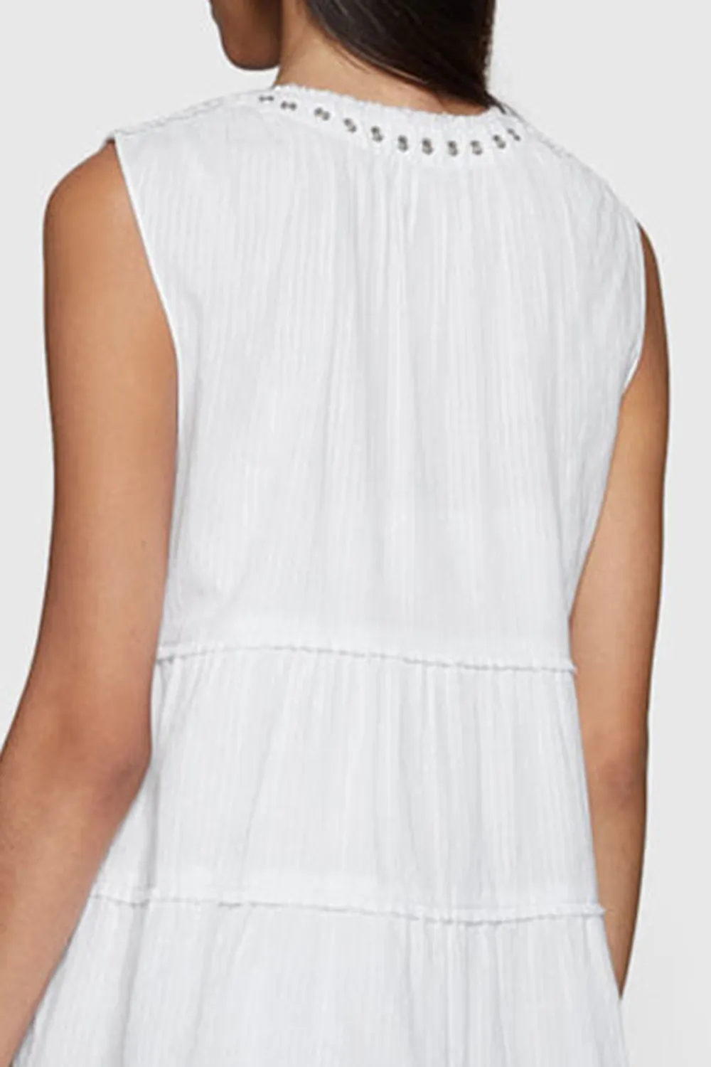 White Sleeveless Dress