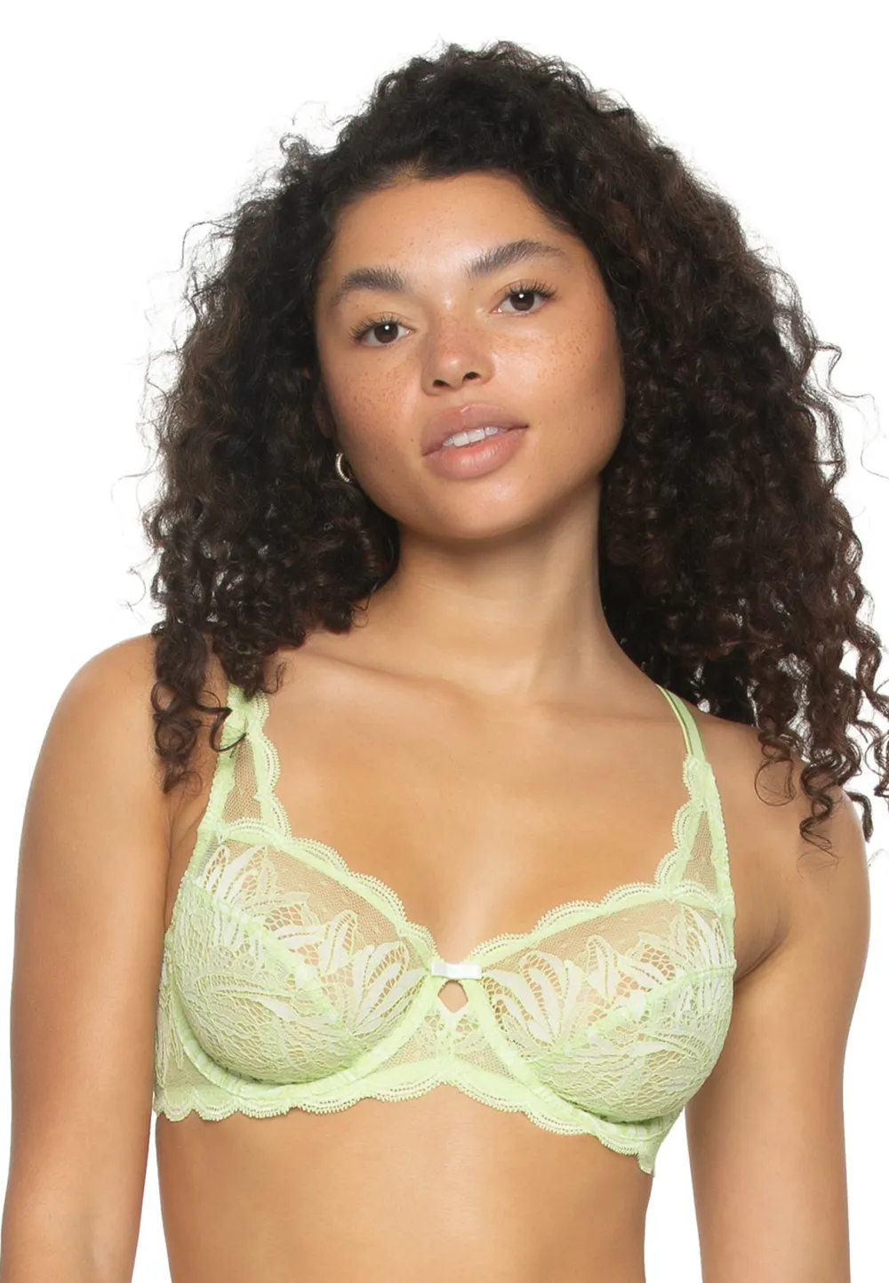 Felina Peridot Lace Unlined Bra