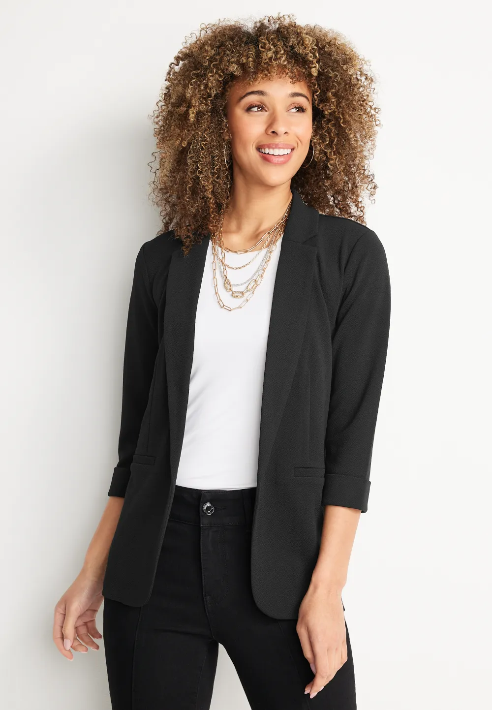 Versa Open Front Blazer