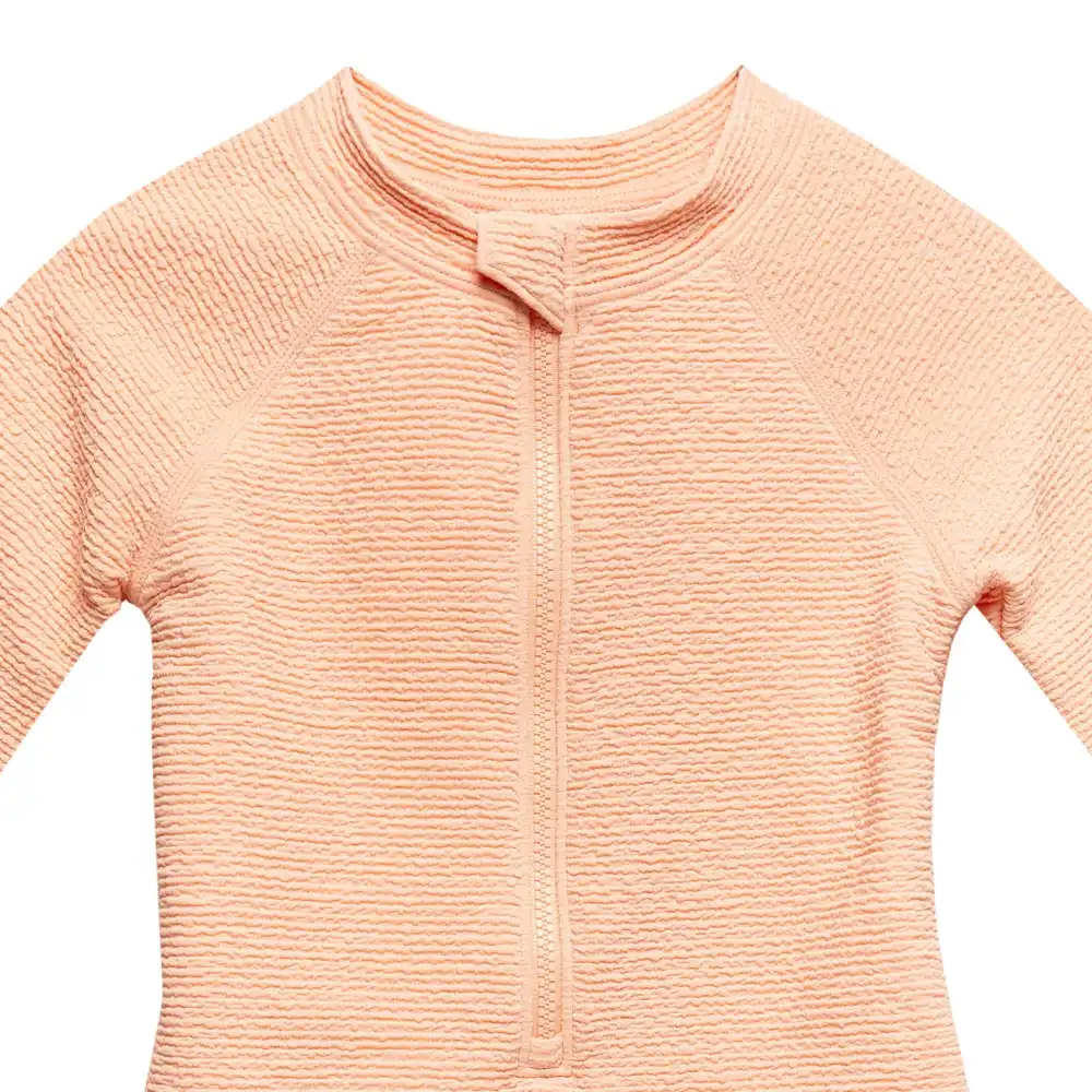 Toddler Girls Peach Rashguard