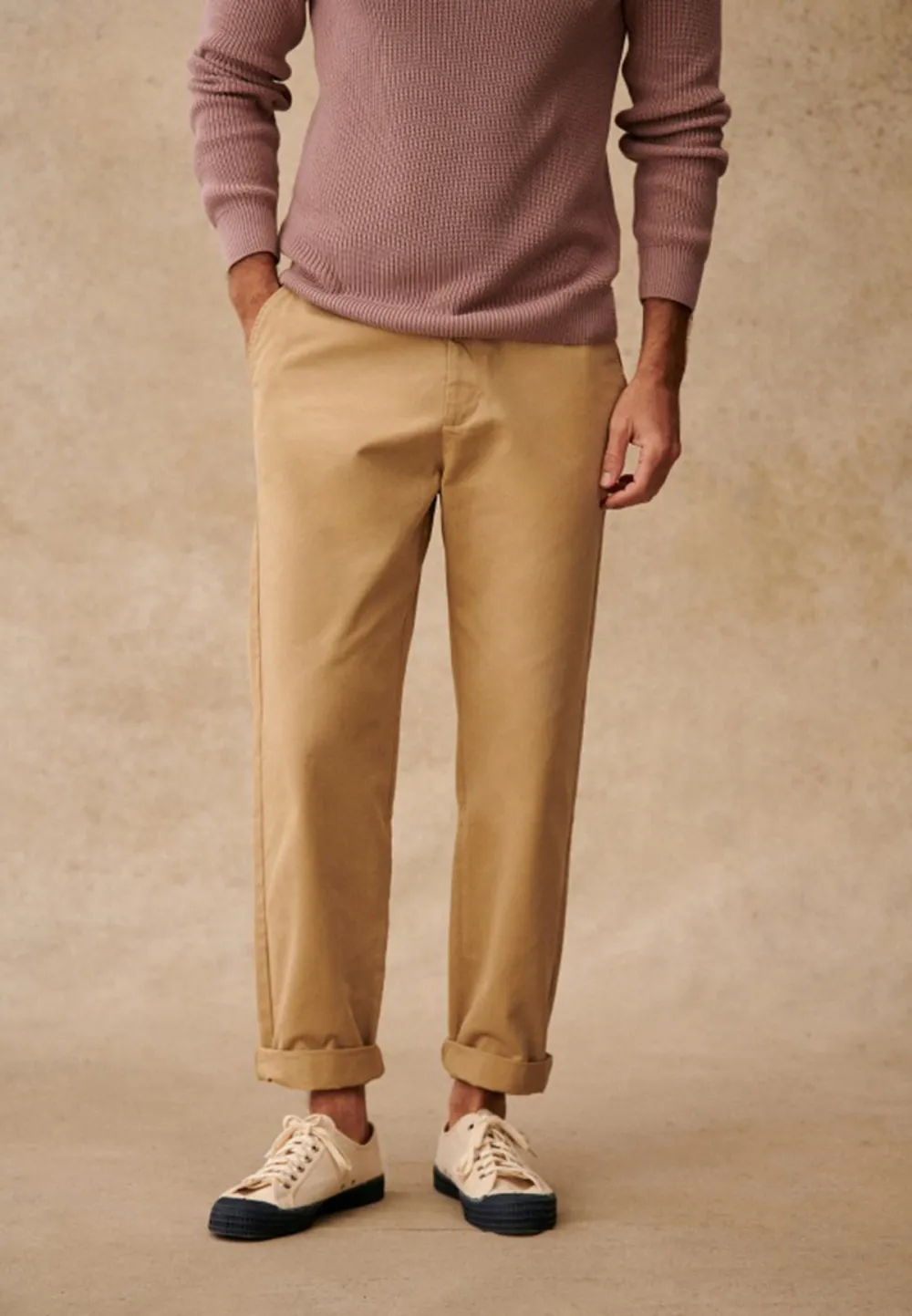 Hubbell Straight Pants-Beige