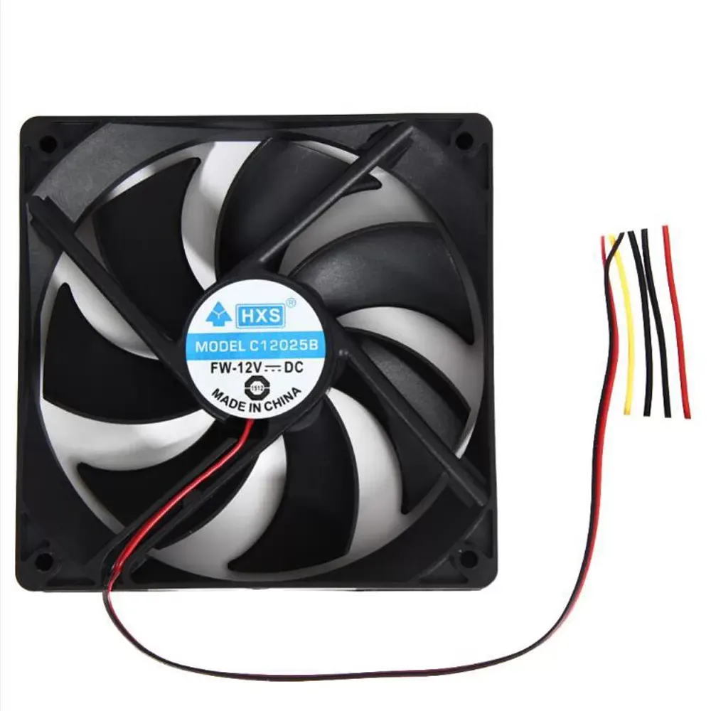 120mm 120x25mm 12V 4Pin DC Brushless PC Computer Case Cooling Fan 1800PRM Cooling Radiator Ventilador PC Cooler Master