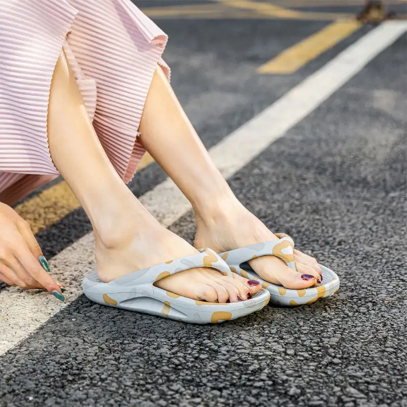 Soft Flip Flops Sandals for Women with Arch Support for Comfortable Walk