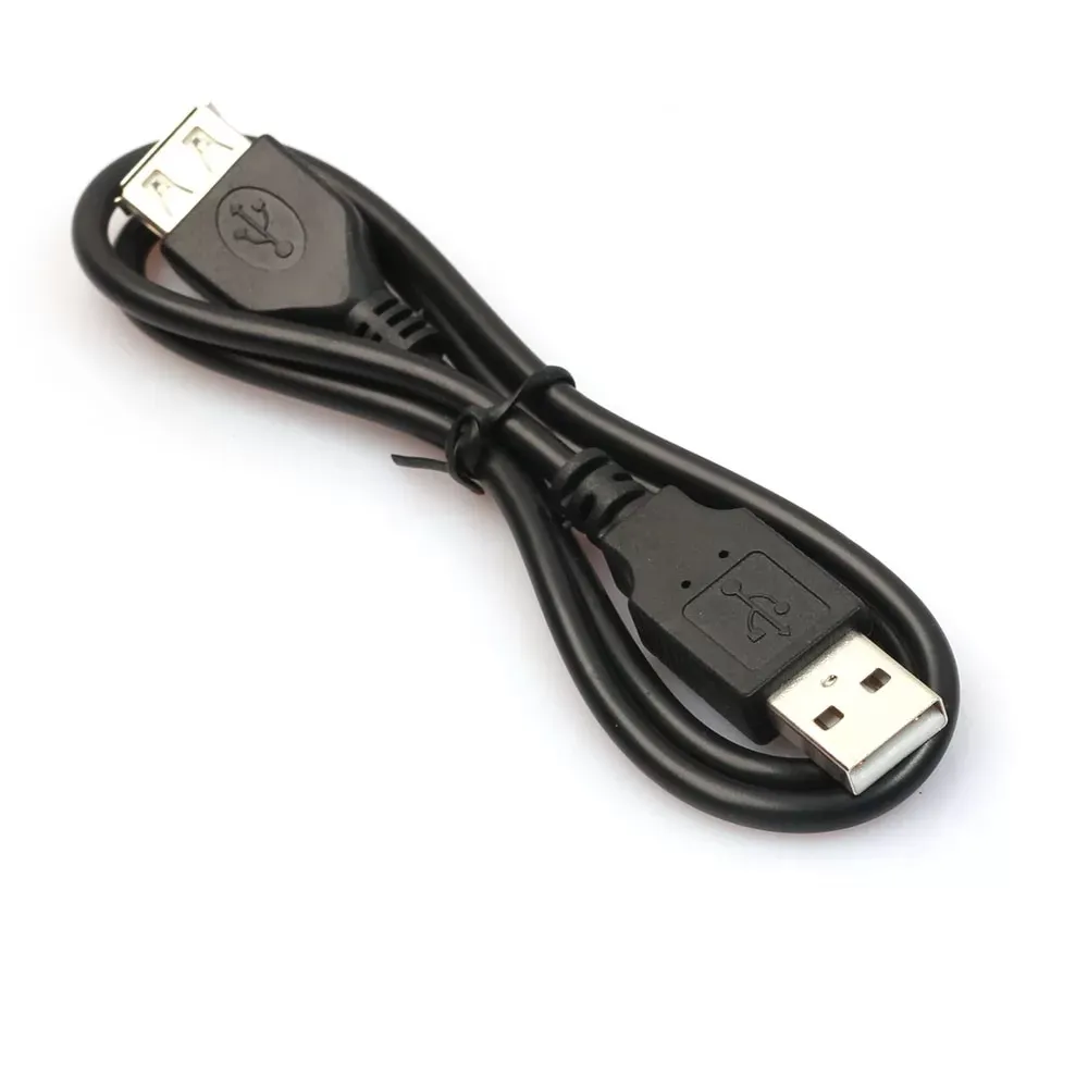 80cm Black USB Male to A Female Extension Extender Data M/F Adapter Cable