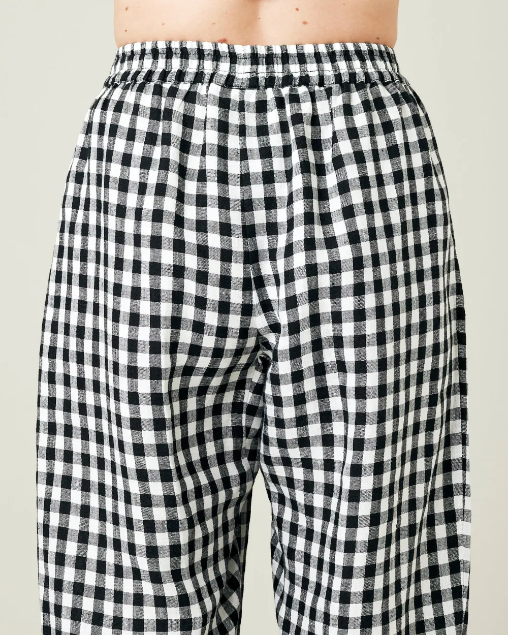 ULTIMATE PJ TROUSERS - BLACK AND WHITE GINGHAM