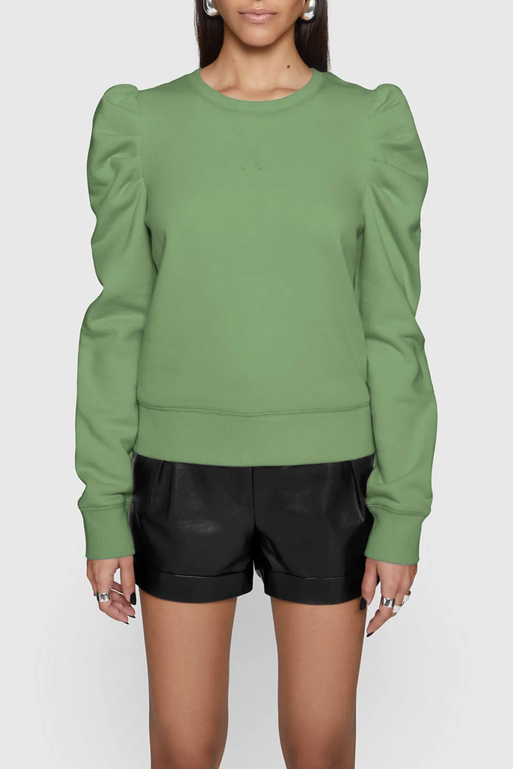 Green Long Sleeve Top