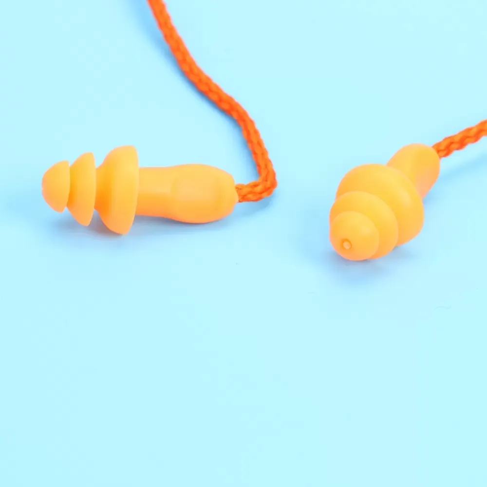 Practical Pro Ear Plugs Durable Multi-functional Sleep Learning Noise Reduction Sound Insulation Earplugs with Rope