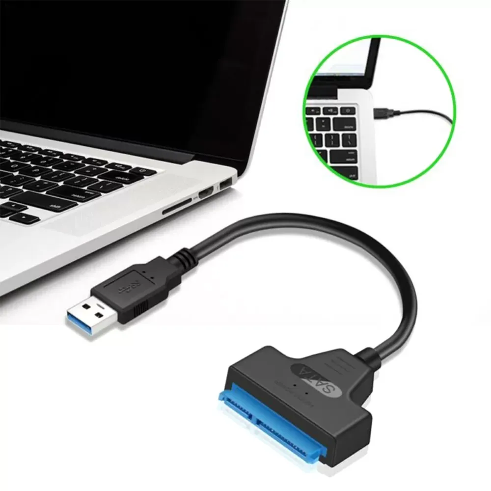 Hard Drive Adapter Cable Plug Adapter 5Gbps USB 3.0 to SATA HDD SSD Cable 2.5 inch Hard Disk External Data Adapter