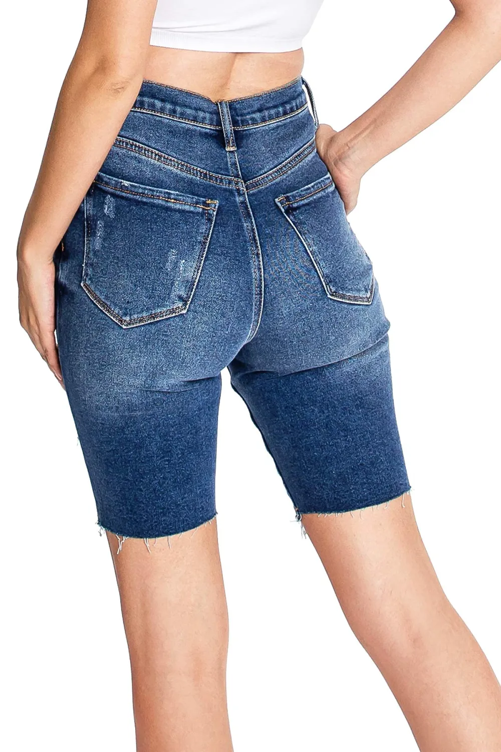 Cutoff Bermuda Shorts