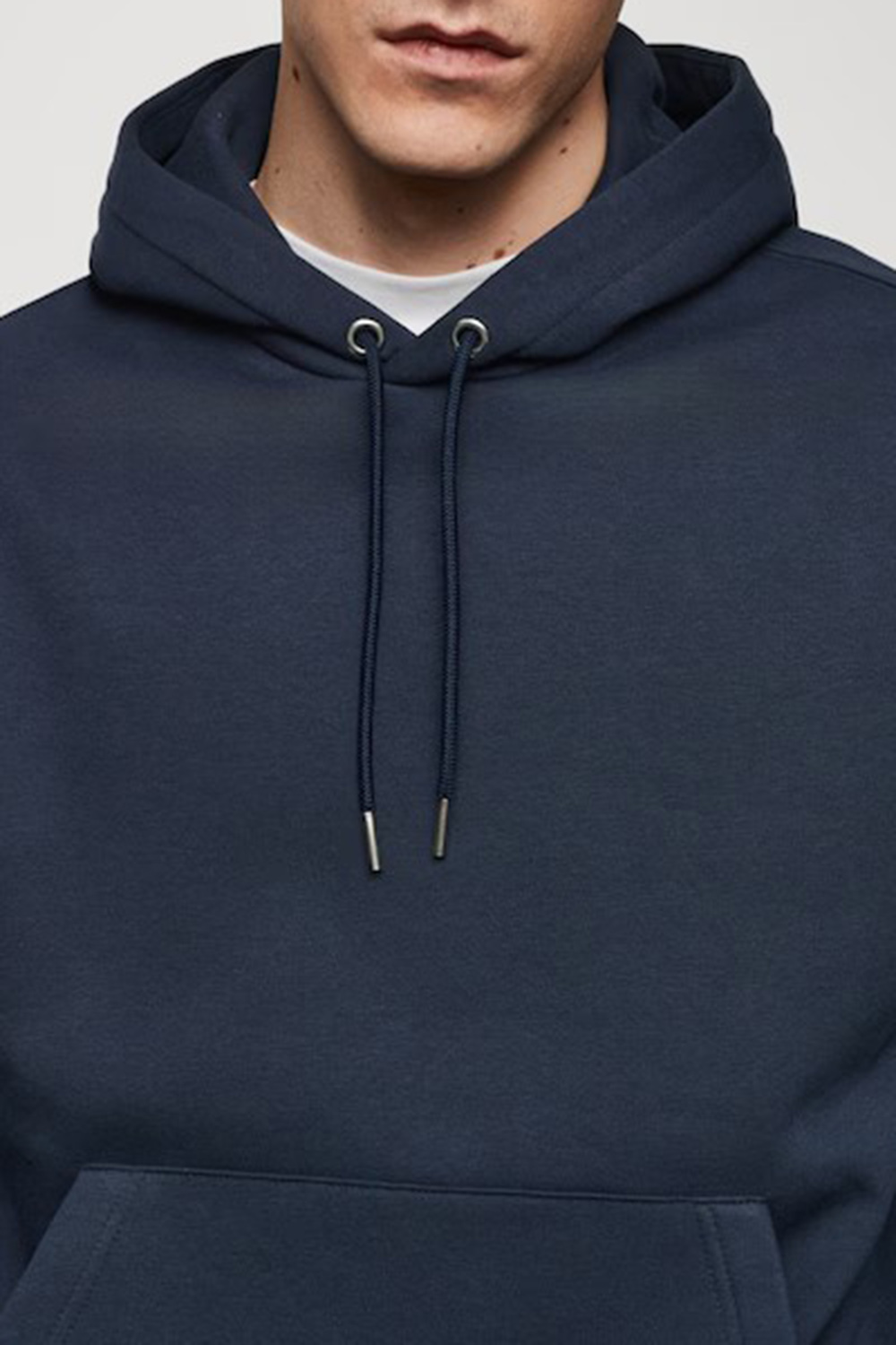 Warm-Effect Brushed Cotton Interior Sweatshirt