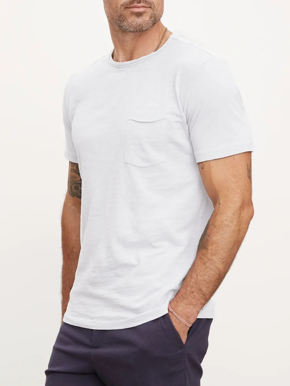 Men'S Cotton Basic Short Sleeve T-Shirt