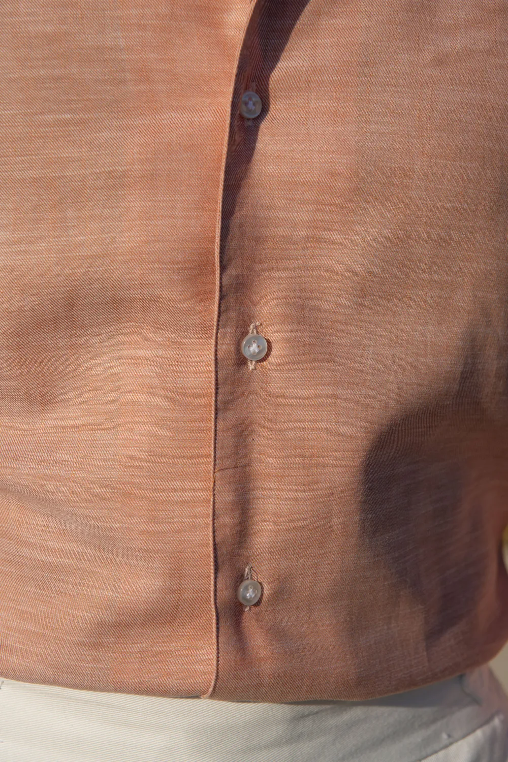 Rusty Chambray Cotton Shirt