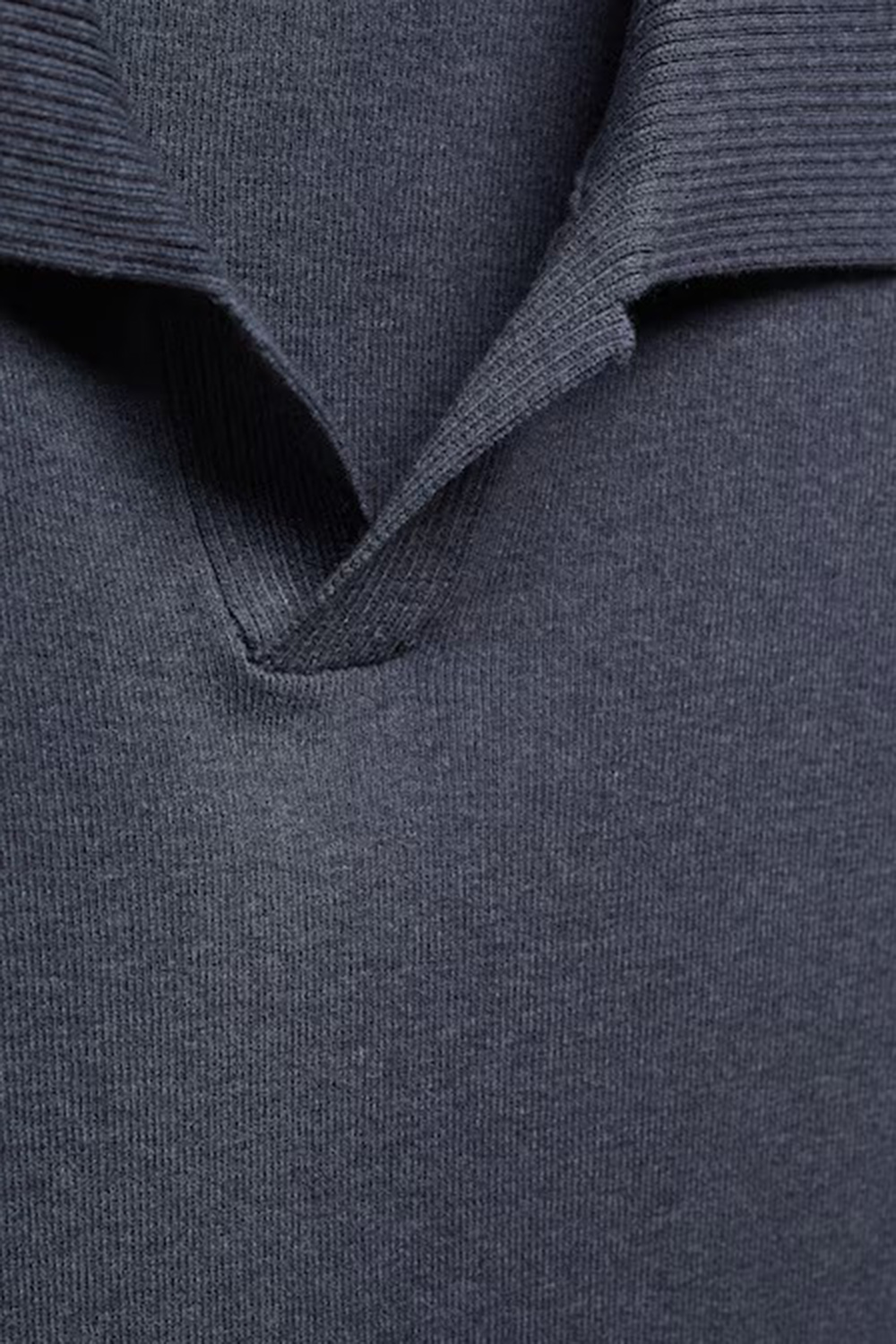 Fine-knit cotton polo shirt