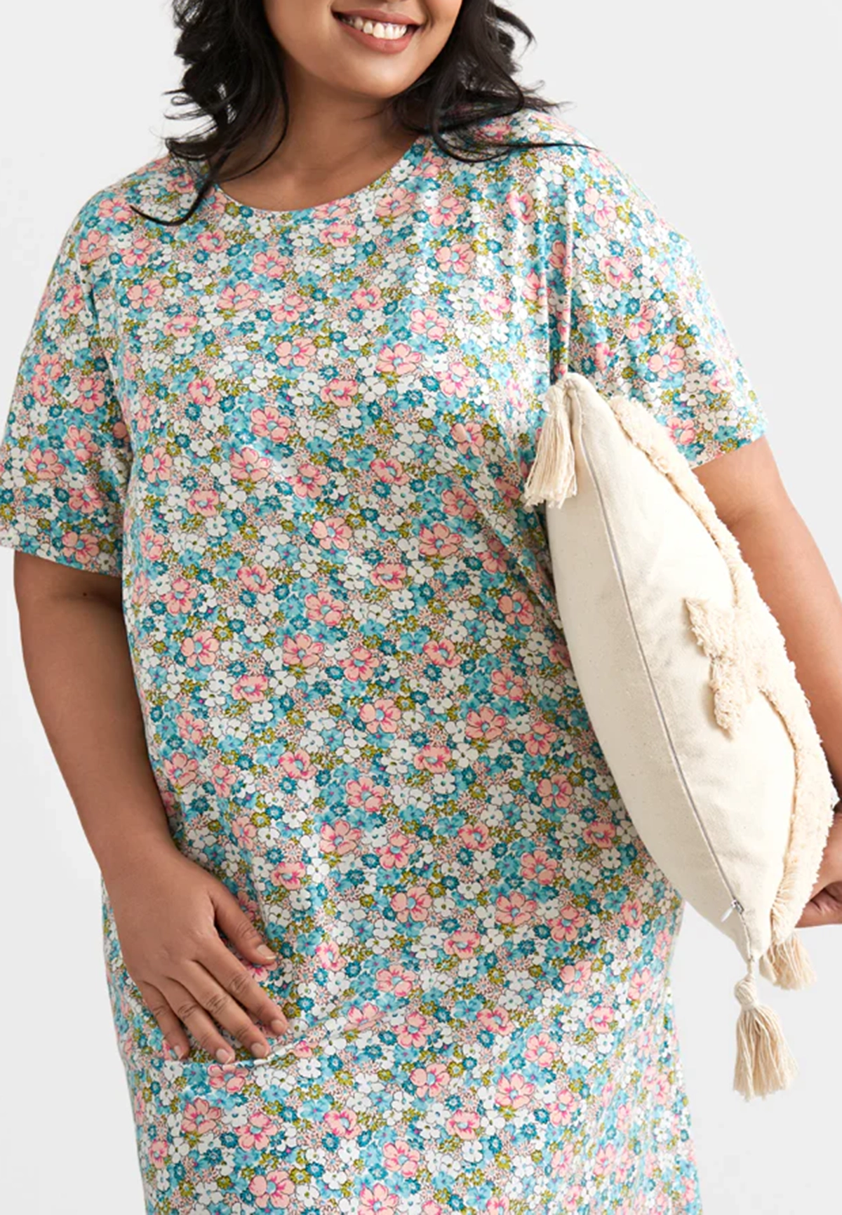 Floral Midi Sleep Dress