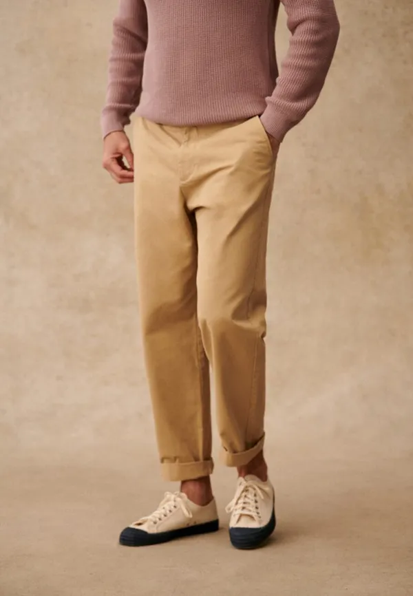 Hubbell Straight Pants-Beige