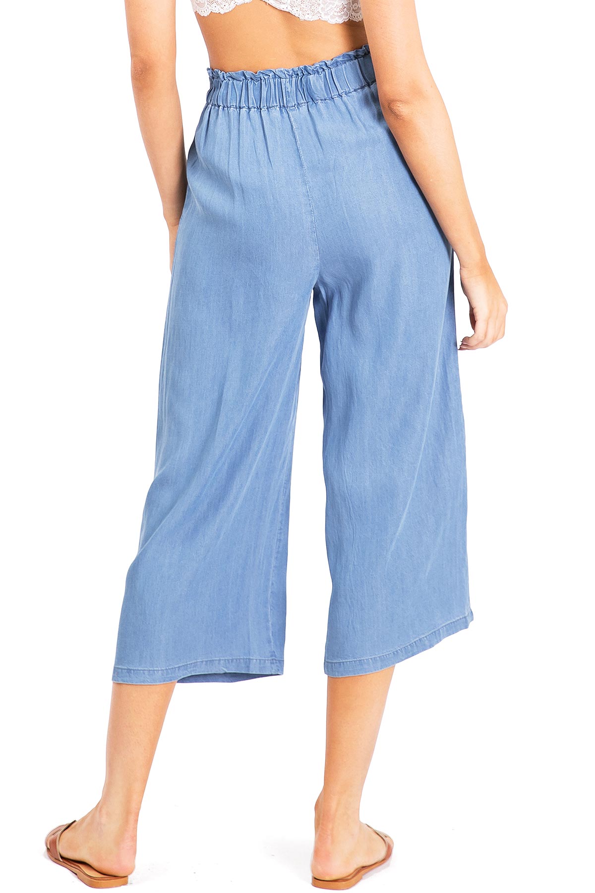 Seaside Chambray Culottes