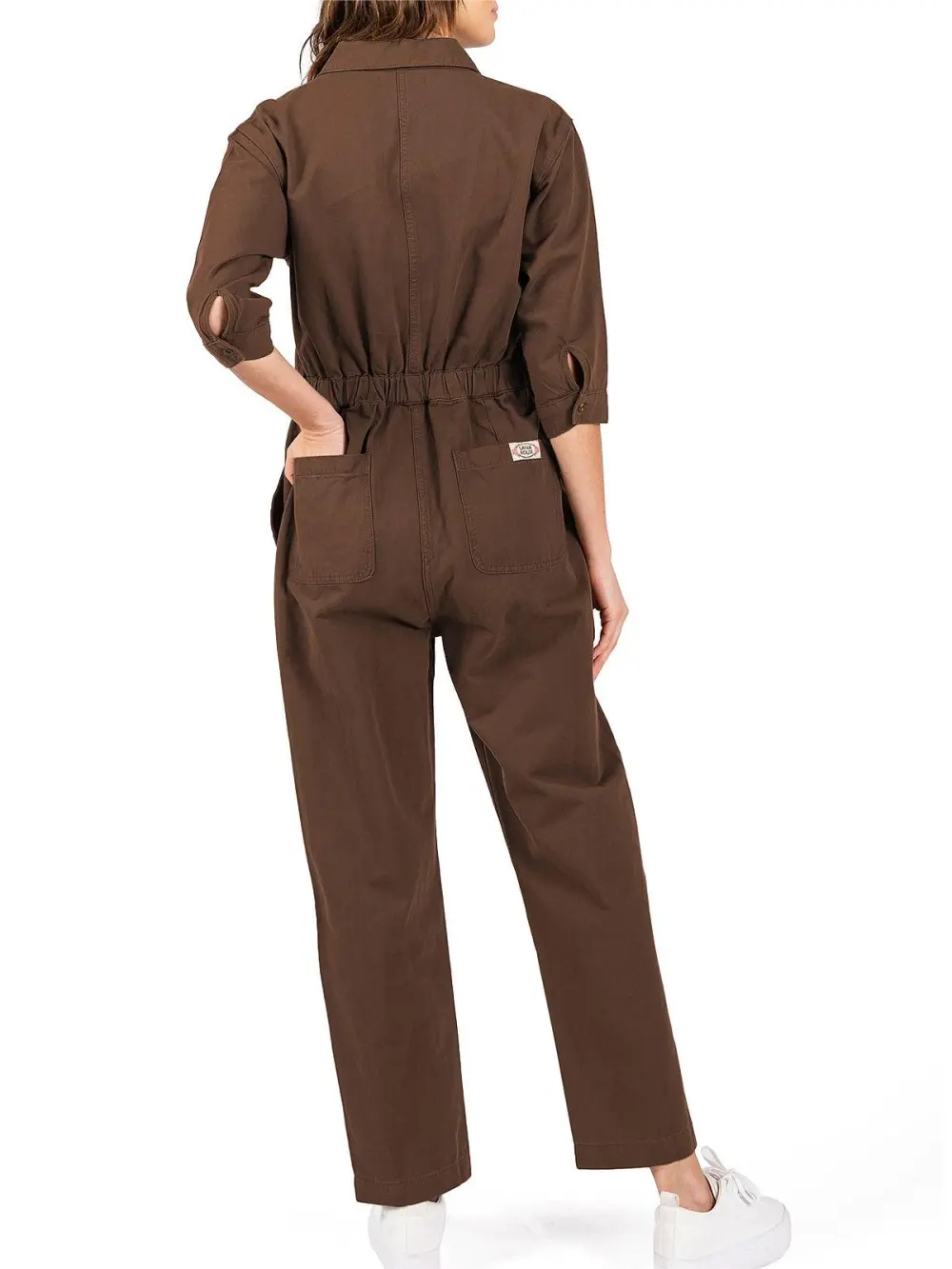 Lana Roux Coverall Aviator Jumpsuit