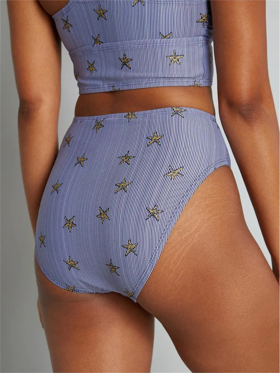 The Franky High-Waisted Bikini Bottom