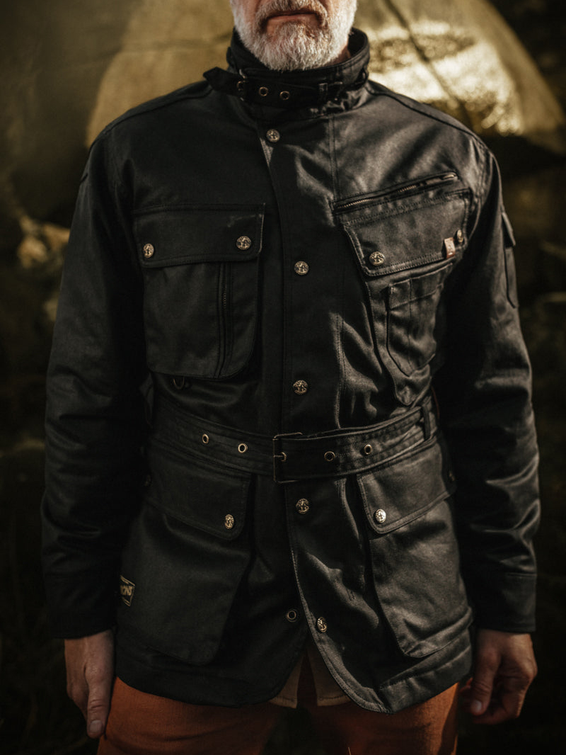 Black Gold Waxed Jacket