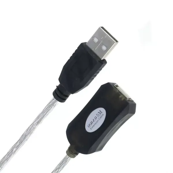 5M 10M 15M 20M 25M USB Active Repeater Cable Extension Lead 480Mbps For Computer Plug Extender with Chipset Inside