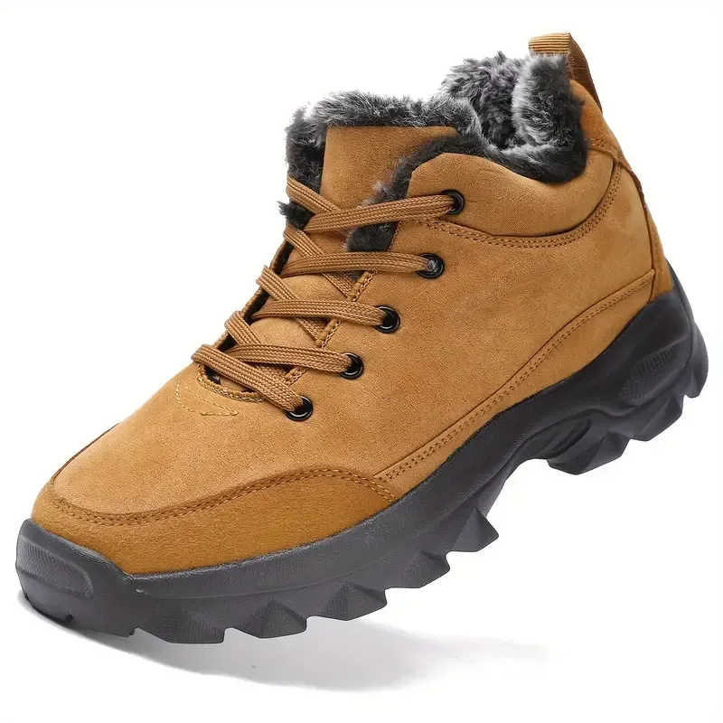 Warm Fleece Snow Boots Waterproof Non-Slip Orthopedic Support Winter Boots