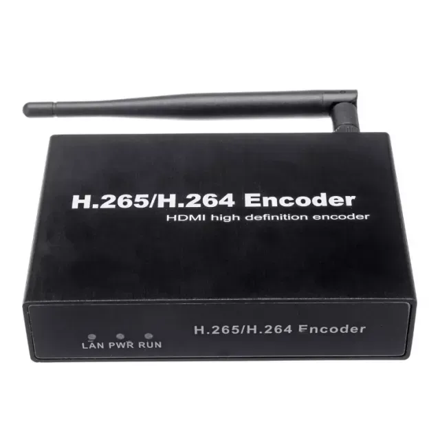 H.265 H.264 HD Video Audio Wifi Encoder IPTVs RTSP RTMP ONVIF HD Encoder H265 For Live Streaming Broadcast