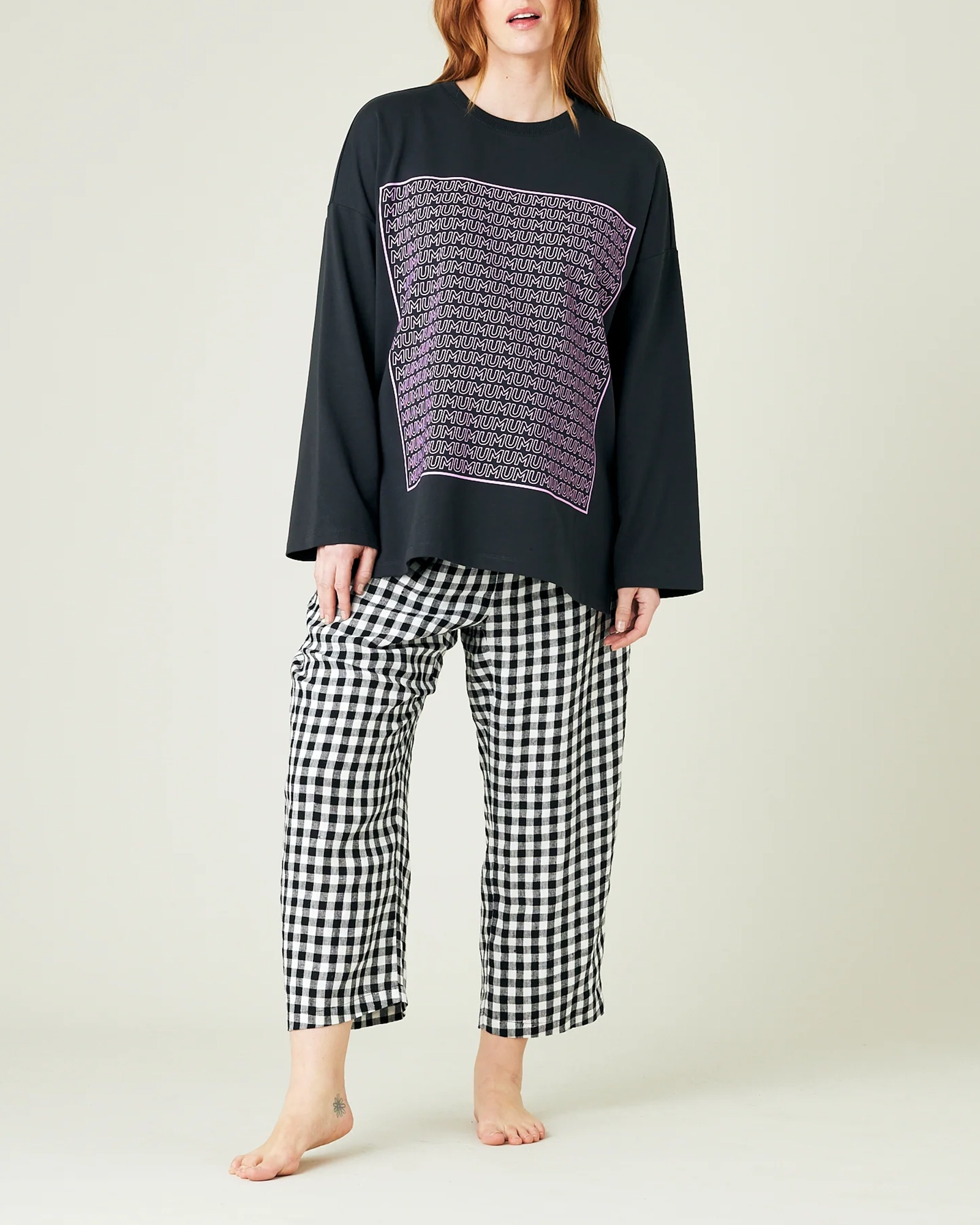 ULTIMATE PJ TROUSERS - BLACK AND WHITE GINGHAM