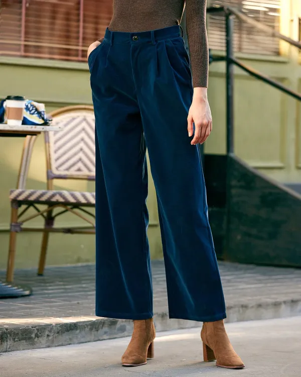 The High Waisted Pleated Wide Leg Pants