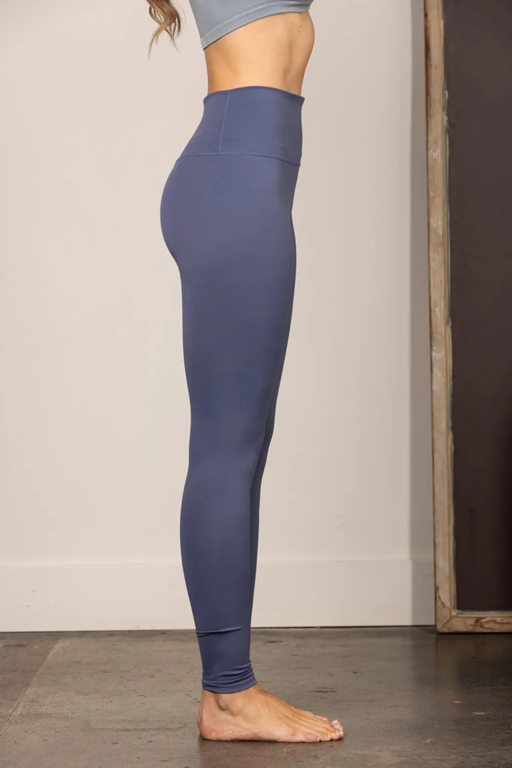 CHARCOAL HIGH-RISE LEGGINGS